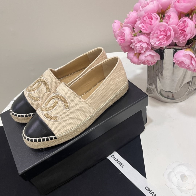 Ch*el leather shoes